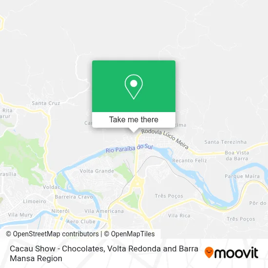 Cacau Show - Chocolates map