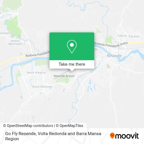 Go Fly Resende map
