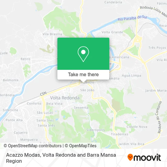 Acazzo Modas map