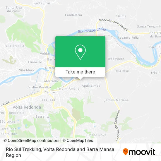 Rio Sul Trekking map