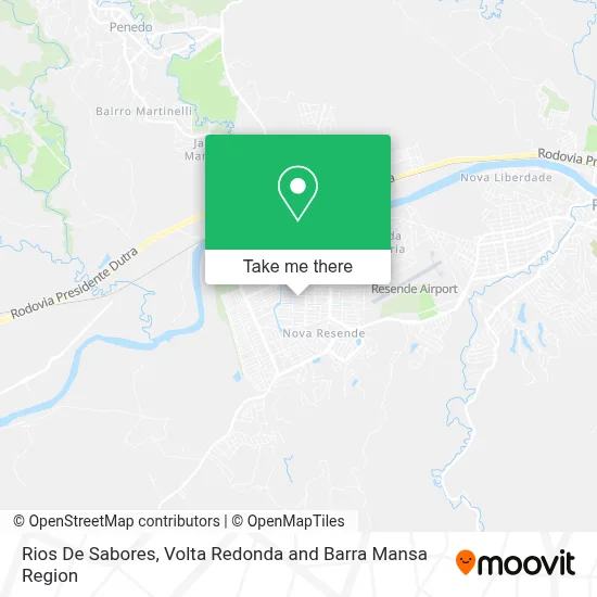 Rios De Sabores map