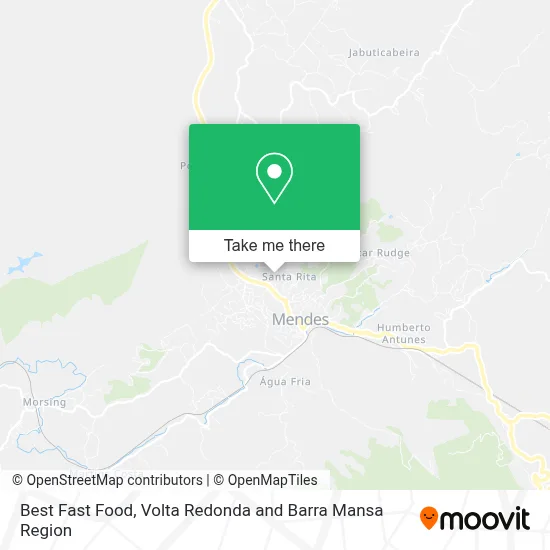 Best Fast Food map