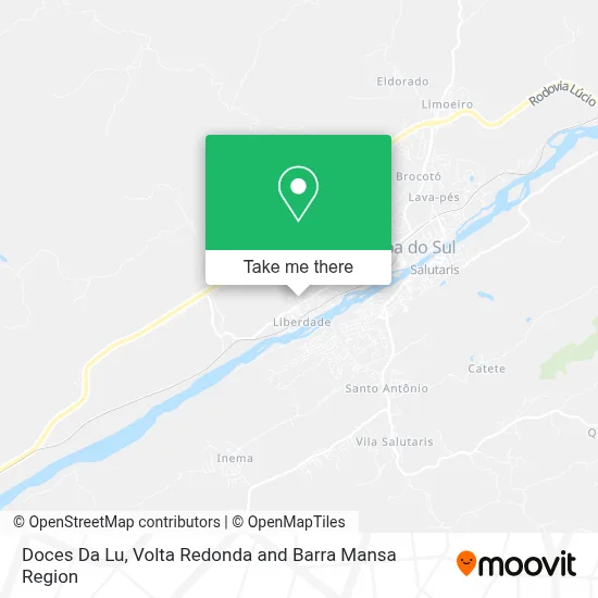 Doces Da Lu map