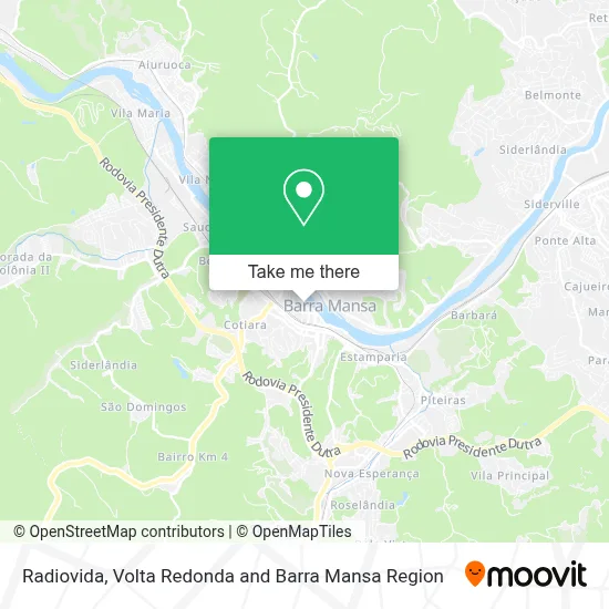 Radiovida map