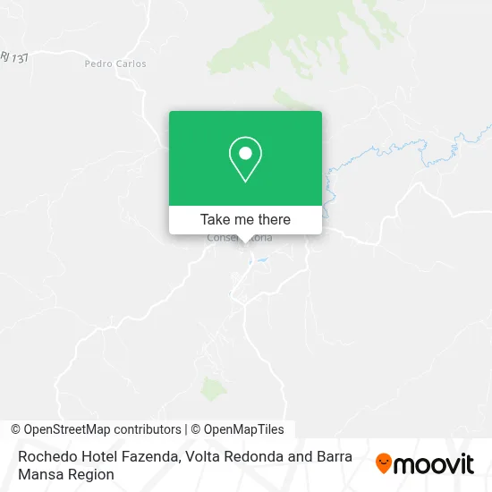 Rochedo Hotel Fazenda map
