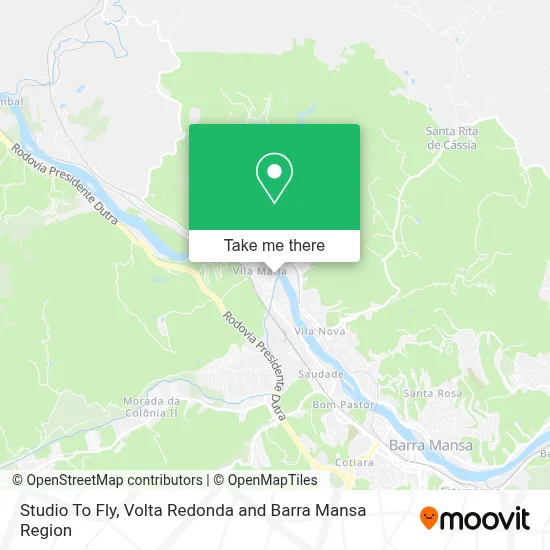 Studio To Fly map