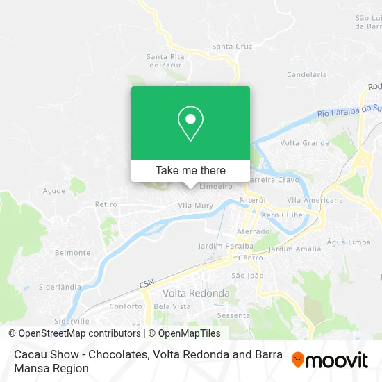 Cacau Show - Chocolates map