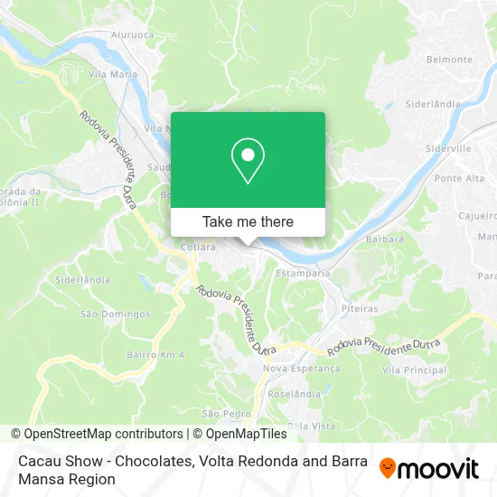 Cacau Show - Chocolates map