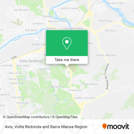 Avis map