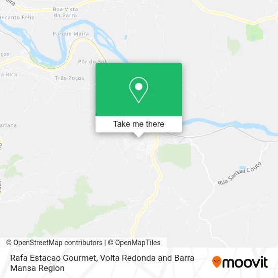 Rafa Estacao Gourmet map