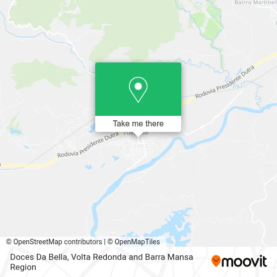 Doces Da Bella map