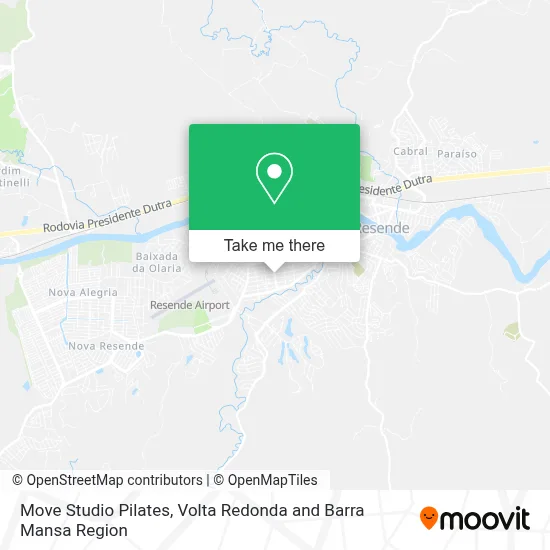 Move Studio Pilates map