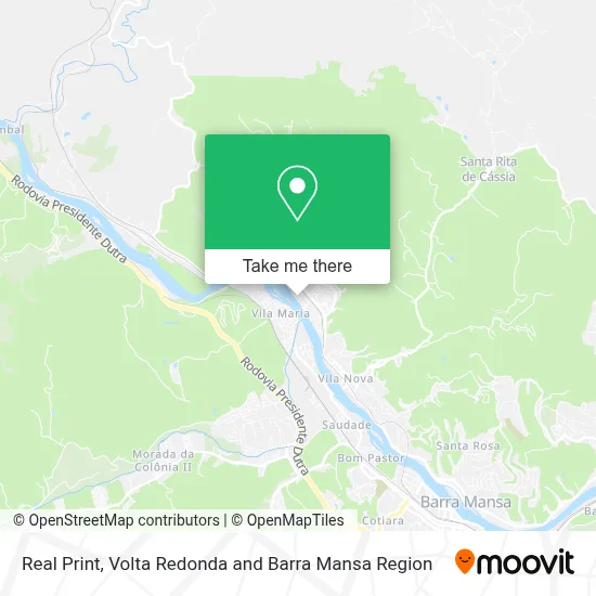 Real Print map