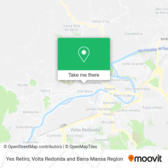 Yes Retiro map