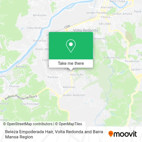 Beleza Empoderada Hair map