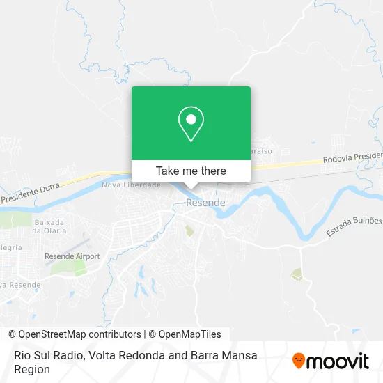 Rio Sul Radio map