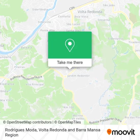 Rodrigues Moda map
