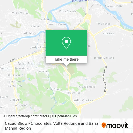 Cacau Show - Chocolates map