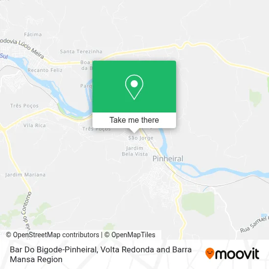 Bar Do Bigode-Pinheiral map