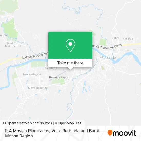 R.A Moveis Planejados map