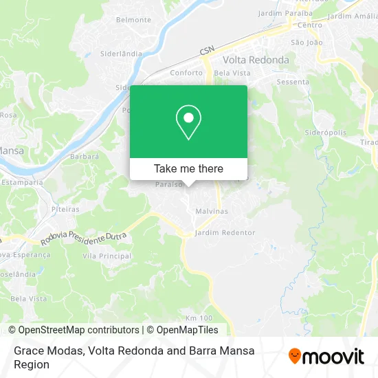 Grace Modas map