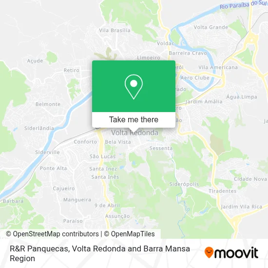 R&R Panquecas map