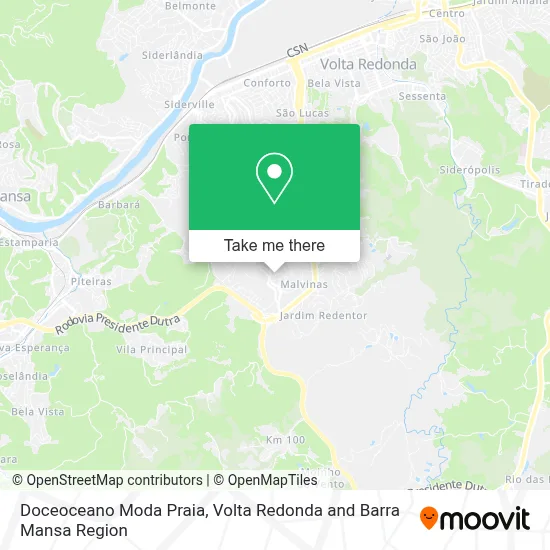 Doceoceano Moda Praia map