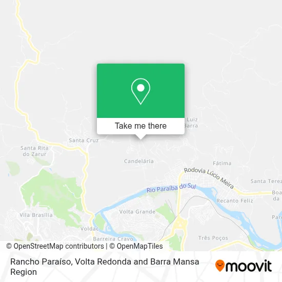 Rancho Paraíso map