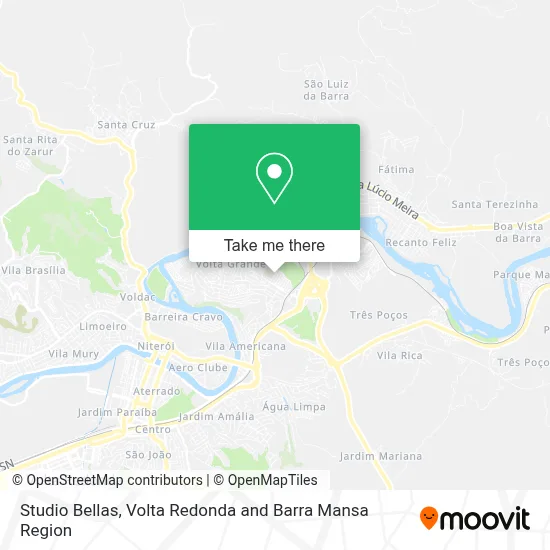 Studio Bellas map