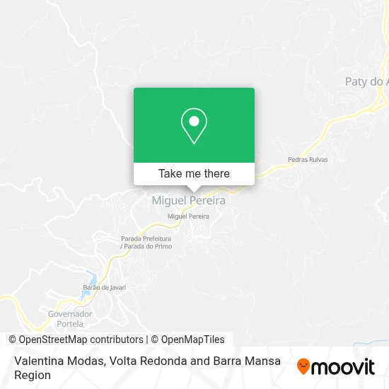 Valentina Modas map