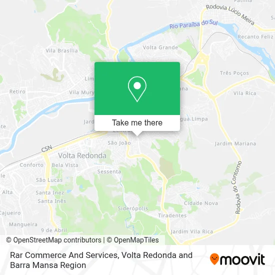 Rar Commerce And Services map