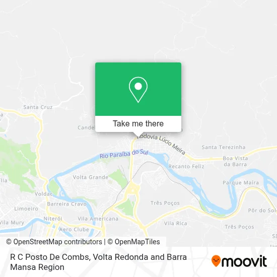 R C Posto De Combs map