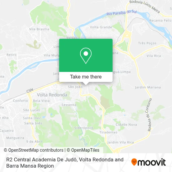 R2 Central Academia De Judô map