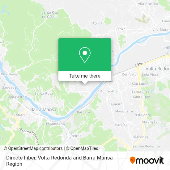 Directe Fiber map