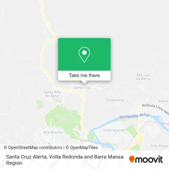 Santa Cruz Alerta map