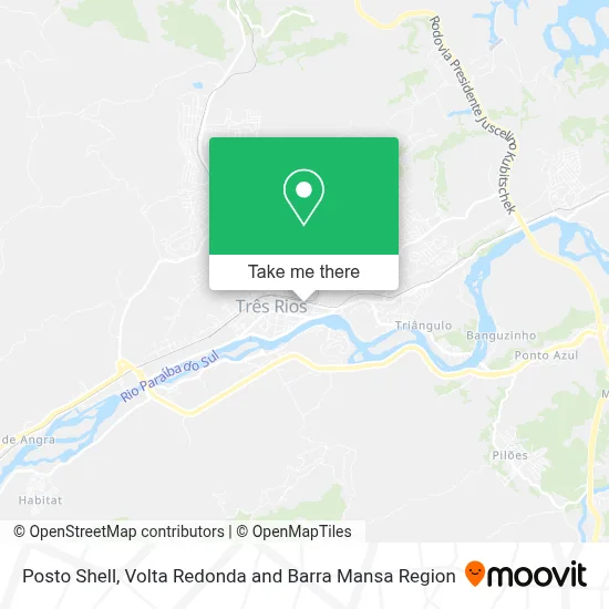 Posto Shell map