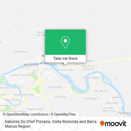 Sabores Do Chef Pizzaria map