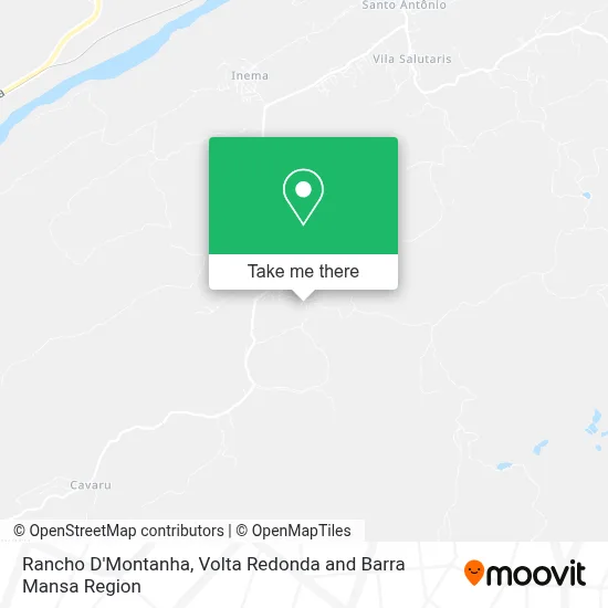 Rancho D'Montanha map