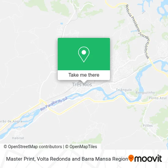 Master Print map