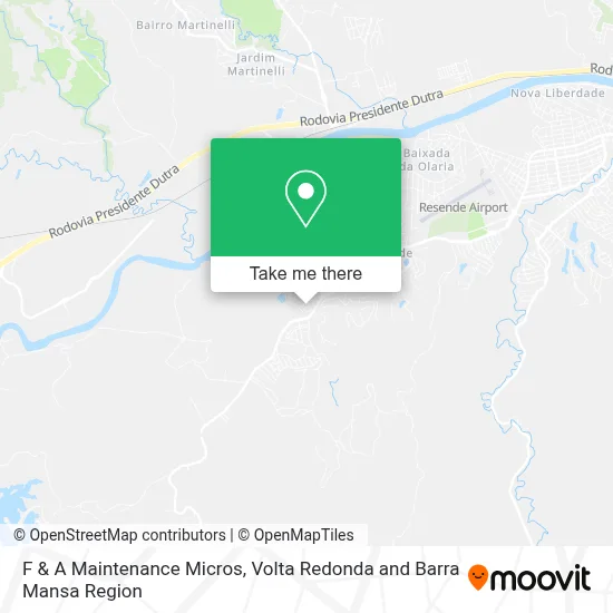 F & A Maintenance Micros map