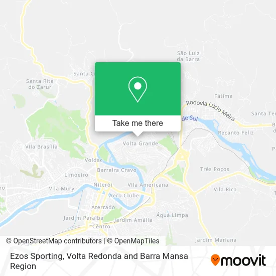 Ezos Sporting map