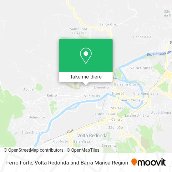 Ferro Forte map