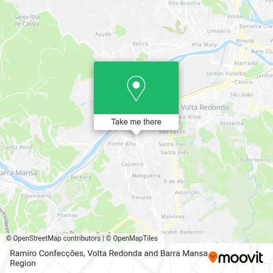Ramiro Confecções map