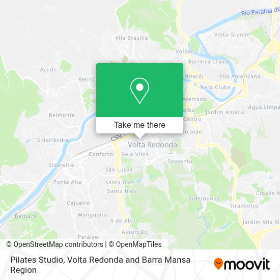 Studio Pilates map