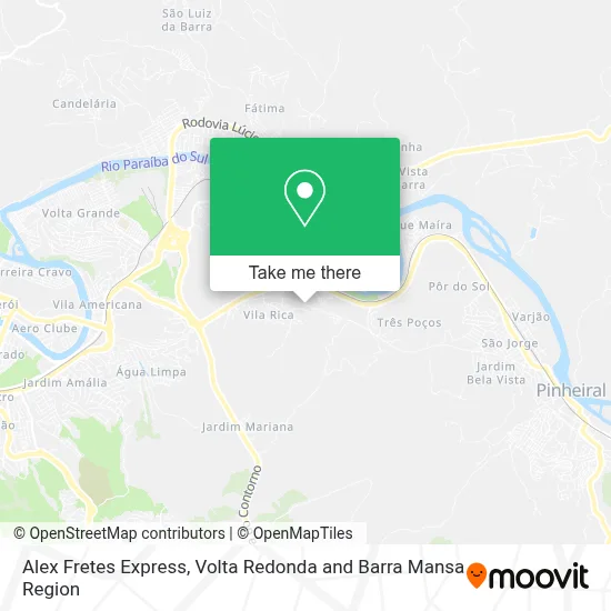 Alex Fretes Express map
