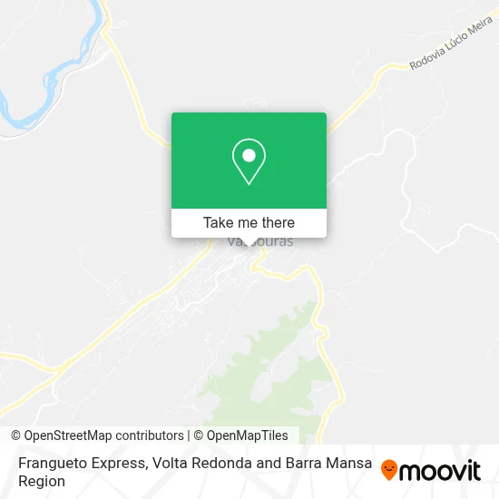 Frangueto Express map