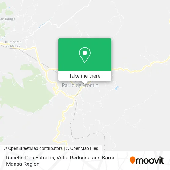 Rancho Das Estrelas map