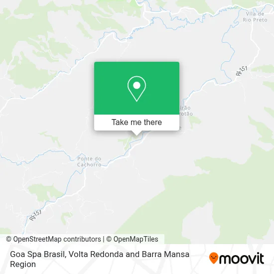 Goa Spa Brasil map
