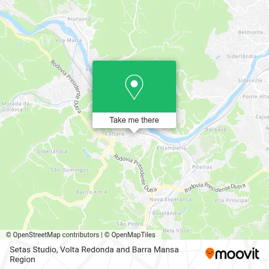 Setas Studio map
