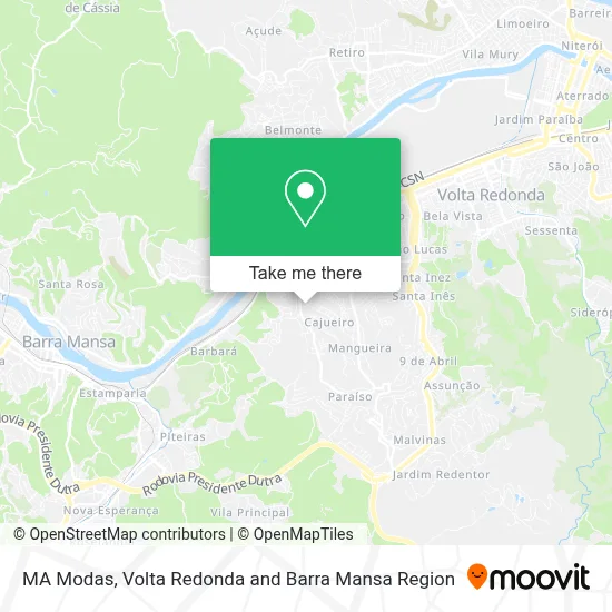 MA Modas map